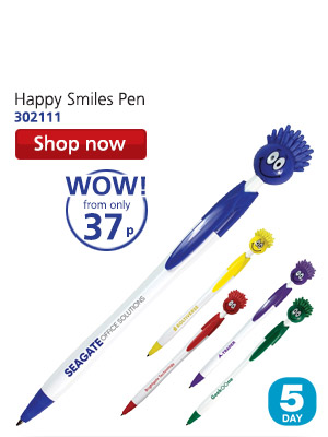Happy Smiles Pen 302111 WOW! from only 37p 5 DAY Shop now