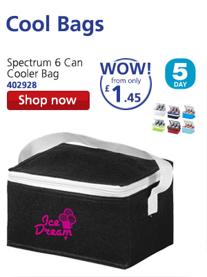 Cool Bags: Spectrum 6 Can Cooler Bag 402928 WOW! from only £1.45 5 DAY Shop now